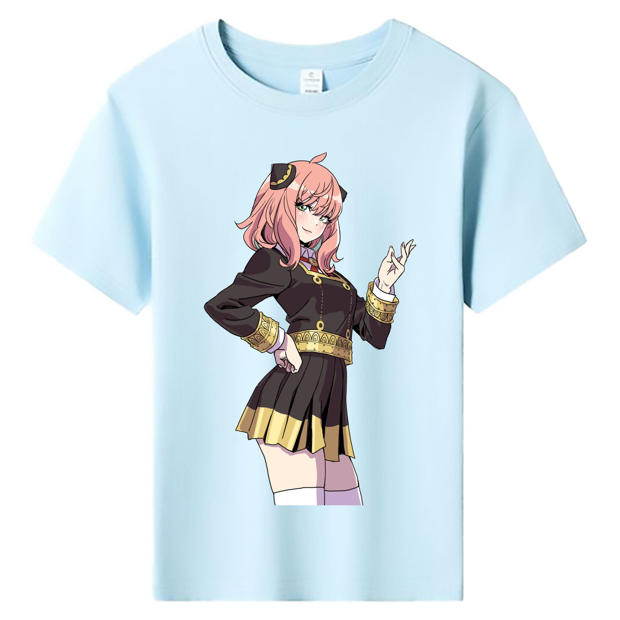 （画像用） SPY×FAMILY间谍家家酒 綿100％キッズTシャツ（フロントプリント）